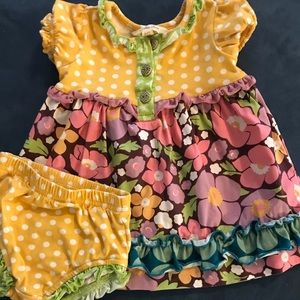 Matilda Jane dress with bloomers